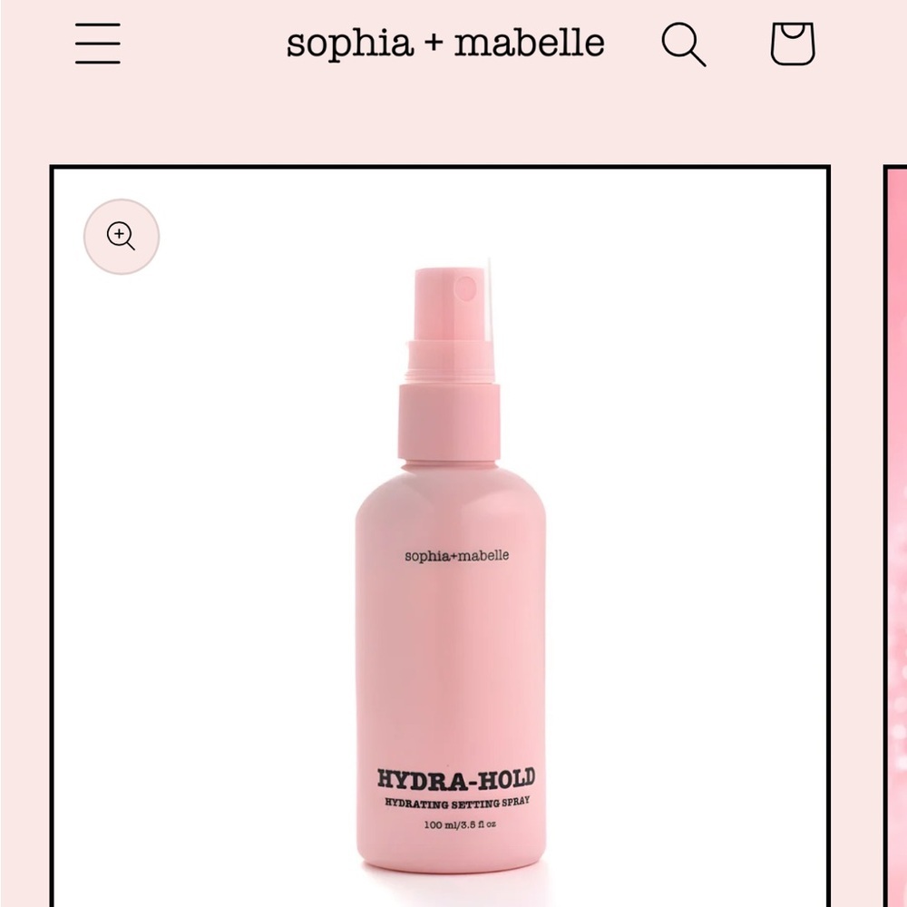 Sophia Mabelle HYDRA-HOLD Hydrating Setting Spray 3.5 fl Oz